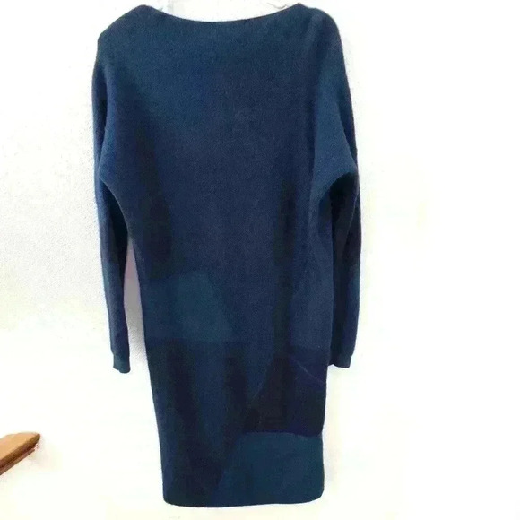 Vince Dolman Sleeve Sweater Dress XS Wool Cashmere Blend Deep Green - Picture 3 of 7